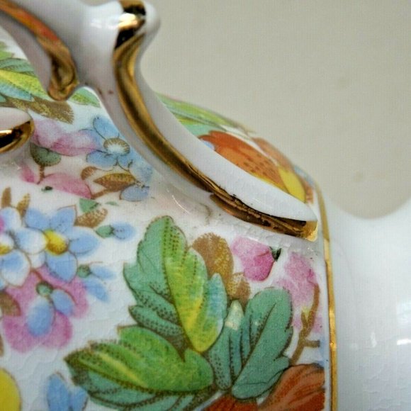 Salisbury Fine Bone China England Floral Footed Tea Cup and Saucer Pat. #1956A - Picture 14 of 14